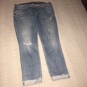 Silver Boyfriend Jeans